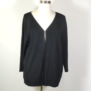 Black Beaded Cardigan